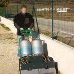 Chariot de désherbage Charoflam 800 / Electroflam 800